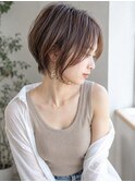 透明感ブラウン/ショート/レイヤーカット