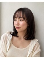 アローム(alom) 韓国風くびれミディアム×顔周りレイヤー