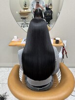 ファム(Fann.)&nbsp;髪質改善 UPTOGLOSSトリートメント 神戸三宮元町 ストレート黒髪