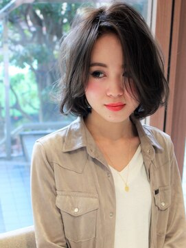 エムスラッシュ センター南(M.SLASH) ■M.SLASH・4-1★■女性らしさ漂うエアリーボブ