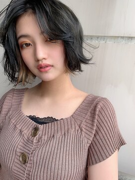 アールサロンサカエ(Rr SALON SAKAE) インナーカラー☆オリーブベージュ☆AMU