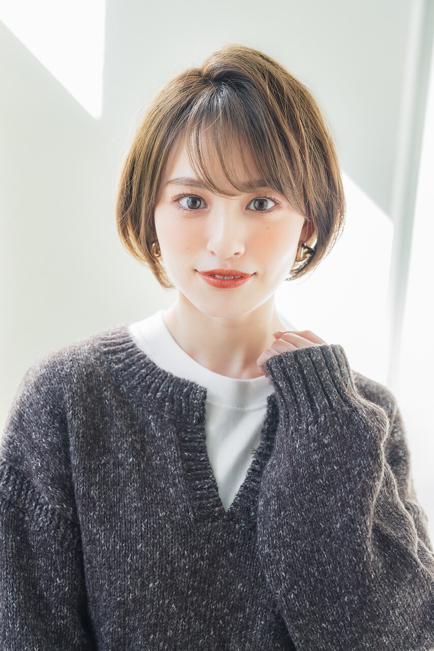 joemi】ダークアッシュストカールショートボブ(小倉太郎