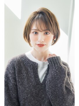 ジョエミバイアンアミ(joemi by Un ami) 【joemi】ダークアッシュストカールショートボブ(小倉太郎)