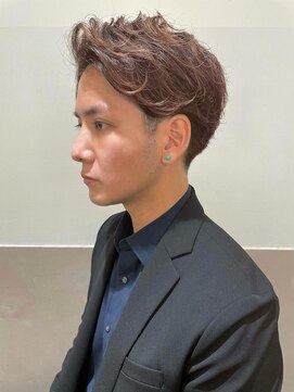 ベック ヘアサロン(BEKKU hair salon) 2ブロ×アップバングで作る爽やかメンズヘア
