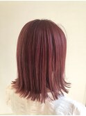 ブリーチ使用☆ピンクブラウン