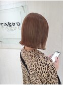 【TABOO Central】ブリーチなしWカラー☆ミルクティーベージュ