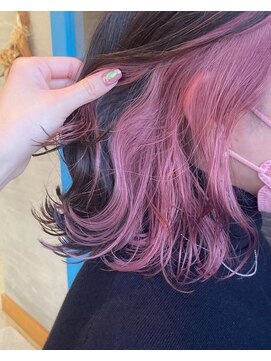 ヘアアンドビューティー クローバー(Hair&Beauty Clover) coral pink/ニュアンスカラー