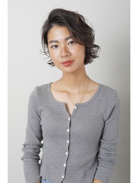 キングダム 元町店(KINGDOM) KINGDOM元町/かきあげ前髪/ミニボブ/くびれボブ