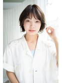 大人可愛いニュアンスショートボブルフ・・・HINATA