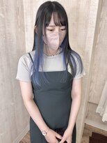 ラッズプラスエイチ(Lads+h)&nbsp;インナーカラー　ペールブルー