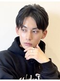 【 Ｉ. 】刈り上げツーブロックアップバング短髪黒髪　川口