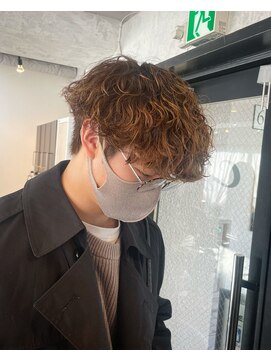 ホームボーイ(HOME BOY) 波巻き &カラー 波巻きスパイラルパーマ 波打ちスパイラルパーマ