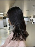 暗髪ラベンダーグレージュ(^^)