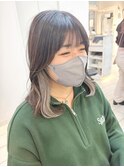 グレージュ×ホワイトシルバー**