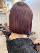 ニードバイスケール(NEED by SCALE)&nbsp;ぱつっとボブ/ピンクガーネット