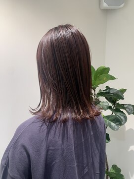 エーカラ(a_kara) 【a_kara/エーカラ】*外ハネボブ×ピンクブラウン*