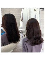 クラン ヘアーアンドスタジオ(CLAN hair & studio)&nbsp;ハイトーンエクステブリーチインナーミルクティーベージュ