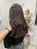 透明感ダメージレスカラー☆人気No.2【高発色カラー＋トリートメント】￥9900