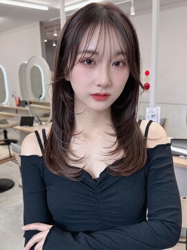 サンド 名古屋(sand) 韓国風/インナーカラー/縮毛矯正髪質改善/顔まわり/レイヤー