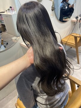 ロカ(roka) ブリーチなし透明感カラー/グレーアッシュ