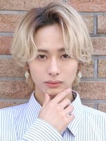 アーリー(Ali'i)&nbsp;ニュアンスパーマセンターパートウルフメンズパーマ