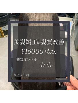 ヴィオラスバイポッシュ ギンザ(Violus by Posh GINZA) 美髪矯正by縮毛矯正（アルカリ矯正）