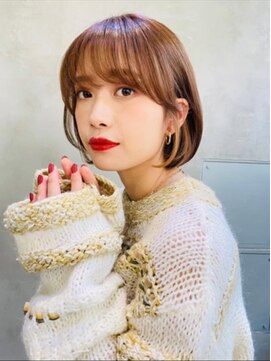 ロイド(Lloyd) 【Lloyd 大宮】タッセルボブ×赤み除去ブラウン