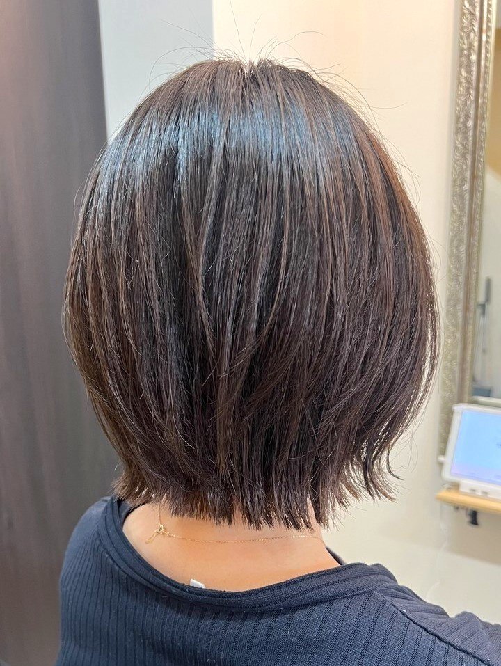 2025年夏】ブラウン ボブの髪型・ヘアアレンジ｜人気順