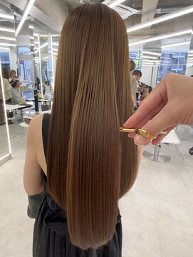 ブラウン(Brown) 誰もが憧れる極上の艶感★髪質改善カラー&トリートメント