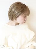 【 Ｉ. 】30代からの襟足すっきり前下がりショートボブ　川口