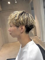 ラック(LUCK)&nbsp;ダークアッシュ/アッシュブラック/カルマパーマ/ベリーショート