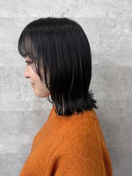 ソイクフ 四条大宮店(SOY-KUFU) 大人可愛い◎イメチェン似合わせカット◎ボブルフ黒髪