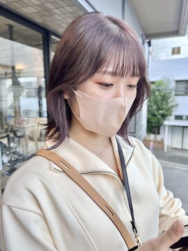 リグリー(regree) レイヤーボブ/外ハネボブ/ラベージュ/髪質改善