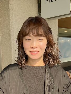 フィルム(FiLMs) ミディアムパーマ/ブラウンベージュ