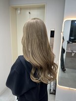 エイム(AiM)&nbsp;ミルクティーベージュ/中明度カラー/ブリーチカラー/艶カラー