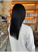 髪質改善トリートメント×ブラックカラー