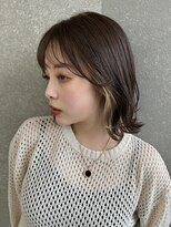 ロンドプランタン 恵比寿(Lond Printemps)&nbsp;ブリーチホワイトベージュダブルカラーインナーカラー前髪顔周り