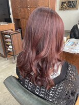 ヘアメイク デザート(HAIR MAKE DESART) 高盛　優芽香【艶ピンク×巻きスタイル】