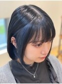 インナーカラー/アッシュブラック/30代40代50代