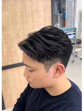 エッジ(EDGE) 大分メンズ毛流れニュアンスパーマ刈り上げショートスタイル