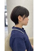 耳かけナチュラルショートスタイル