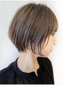 【姫路STEP】大人可愛い絶壁解消ショート＊オーガニックカラー