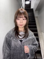 パーク(PAAQ) 【藤沢】レイヤー/ハッシュカット/ミルクティーベージュ