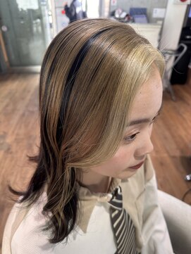 アンブレラカラー＋フェイスフレーミングカット