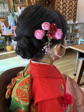 七五三ヘアアレンジ