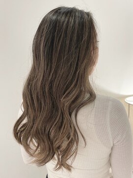 地毛ハイライト×グラデーションカラー