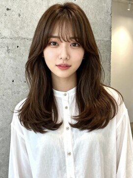 外ハネボブ40代タッセルボブグラデーションカラーヘアカラー