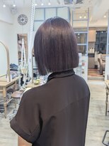 ナンバー エアロ 横浜(N° +aero) ラベンダーグレー×ぷつっとボブ