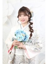 クリーム(Cream)&nbsp;成人前撮り撮影・梅コース　編みおろしヘア