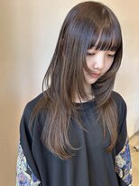 イル(ill) お客様スナップ ロングウルフ レイヤー ベージュ